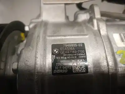 Автозапчасти б/у компрессор кондиционера воздуха за bmw x3 (g01, f97) xdrive 20 d mild-hybrid ссылки oem iam 7948805 4471407132 denso 64527948805