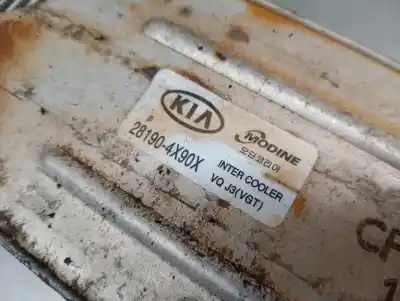 Peça sobressalente para automóvel em segunda mão intercooler por kia carnival 2.9 crdi vgt active referências oem iam 281904x90x 281904x900 