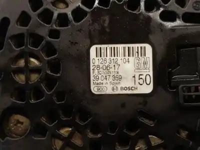 Pezzo di ricambio per auto di seconda mano alternatore per opel corsa e van 1.3 cdti riferimenti oem iam 39047359 0126312104 bosch 1202375
