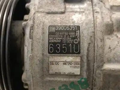 Second-hand car spare part air conditioning compressor for opel corsa e van 1.3 cdti oem iam references 39006351 4471506990 denso 39006351