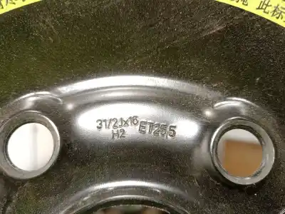 Second-hand car spare part spare tire for audi a3 (8p) 2.0 tdi oem iam references 1k0601027s  t12570r1696m