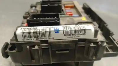 Peça sobressalente para automóvel em segunda mão caixa de fusíveis e relés por citroen c2 (jm_) 1.4 hdi referências oem iam 9850618380 t1184700004 siemens 