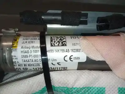 Автозапчастина б/у передня права подушка безпеки для jaguar f-pace (x761) 2.0 td4 посилання на oem iam hk8314k159ab  t4a2228