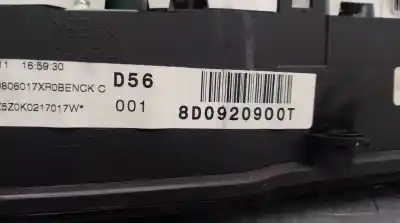 Peça sobressalente para automóvel em segunda mão quadrante por audi a4 berlina (b5) 1.8 referências oem iam 8d0920900t 459806017xr jaeger 8d0920900t
