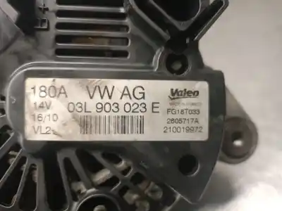 Second-hand car spare part alternator for volkswagen caddy ka/kb (2k) 1.9 tdi oem iam references 03l903023e 2605717a valeo 036903024l