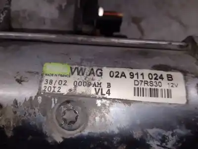 Peça sobressalente para automóvel em segunda mão motor de arranque por audi a3 (8l) 1.9 tdi ambiente referências oem iam 02a911024b  02a911024d