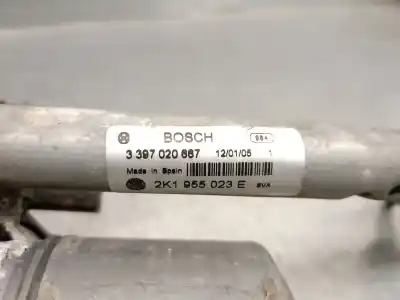 Second-hand car spare part front windshield wiper motor for volkswagen caddy ka/kb (2k) 1.9 tdi oem iam references 2k1955119b 3397020667 bosch 2k1955119c