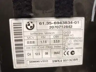 Автозапчастина б/у електронний модуль для mini mini (r56) cooper s посилання на oem iam 6135694383401 5wk49513cbr siemens 