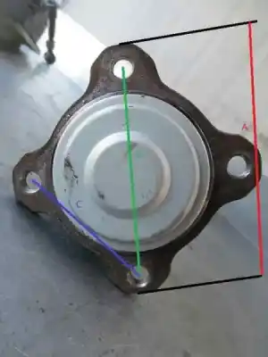 Pezzo di ricambio per auto di seconda mano trasmissione centrale anteriore per jaguar f-pace (x761) 2.0 td4 riferimenti oem iam hk833219bb  t4a3283