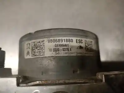 Pezzo di ricambio per auto di seconda mano abs per citroen c3 ii (sc_) 1.6 hdi riferimenti oem iam 9806891880 10022003784 ate 1610181380
