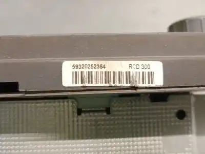 Peça sobressalente para automóvel em segunda mão sistema de áudio / rádio cd por volkswagen caddy ka/kb (2k) 1.9 tdi referências oem iam rcd300  
