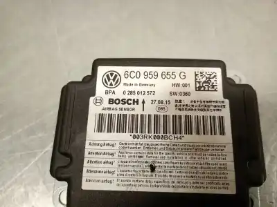 Автозапчастина б/у блок управління подушками безпеки для seat toledo iv (kg3) 1.6 tdi посилання на oem iam 6c0959655g  0285012572 bosch