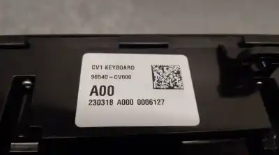 Peça sobressalente para automóvel em segunda mão comando de sofagem (chauffage / ar condicionado) por kia ev6 cv/ f5e22 / e11b11 referências oem iam 96540cv000 230318a000 mobis 96540cv000