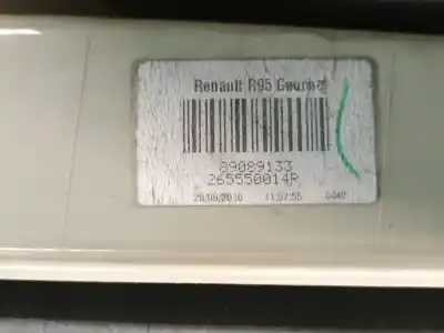 Second-hand car spare part left tailgate light for renault grand scénic iii (jz0/1_) 1.5 dci oem iam references 265550014r  265550014r