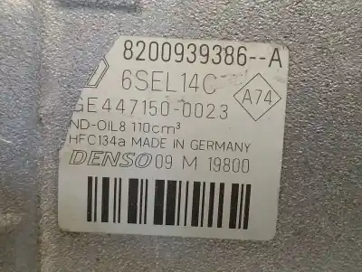 Автозапчастина б/у компресор кондиционера для renault grand scénic iii (jz0/1_) 1.5 dci посилання на oem iam 8200939386a  926008209r