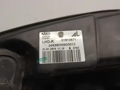 Автозапчастина б/у права фа для fiat doblo cargo 1.3 16v jtd cat посилання на oem iam 51810671 51810671 