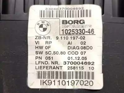 Second-hand car spare part dashboard for bmw 3 (e90) 320 i oem iam references 9110197  62109316119