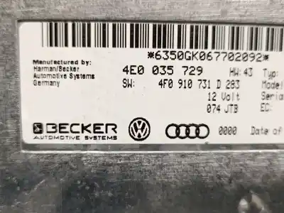Peça sobressalente para automóvel em segunda mão módulo eletrônico por audi a6 allroad c6 (4fh) 2.7 tdi quattro referências oem iam 4e0035729  