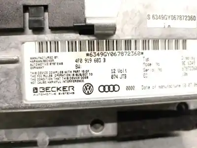Peça sobressalente para automóvel em segunda mão display gps / multimídia por audi a6 allroad c6 (4fh) 2.7 tdi quattro referências oem iam 4f0919603b  8t0919603c