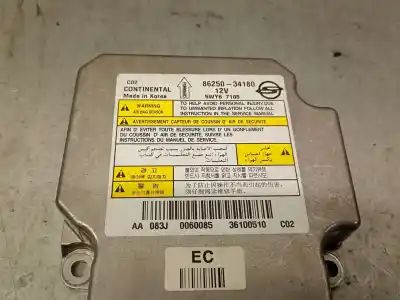 Автозапчастина б/у блок управління подушками безпеки для ssangyong korando (ck) 2.0 e-xdi посилання на oem iam 8625034180  8625034180