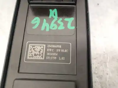 Peça sobressalente para automóvel em segunda mão botão / interruptor elevador vidro dianteiro esquerdo por renault 5 e-tech electric p01 /rbe / a1bea1a50000 referências oem iam 254106699r  