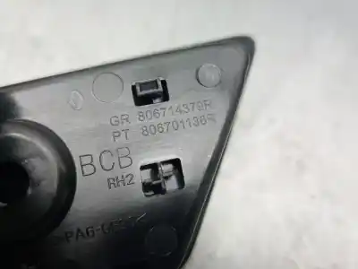 Second-hand car spare part interior right front handle for renault 5 e-tech electric p01 /rbe / a1bea1a50000 oem iam references 806701136r  