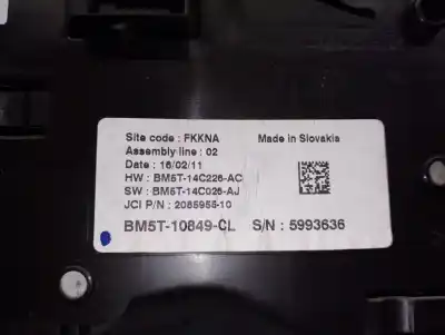 Peça sobressalente para automóvel em segunda mão quadrante por ford focus iii 1.6 tdci referências oem iam bm5t10849cl  1909783