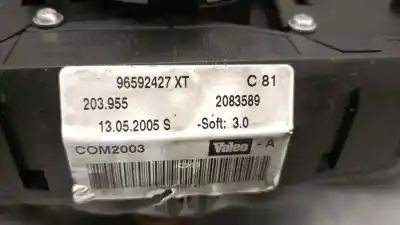 Автозапчастина б/у управління світлом для citroen c5 berlina 2.0 hdi cat (rhr / dw10bted4) посилання на oem iam 96592427xt  6242s6