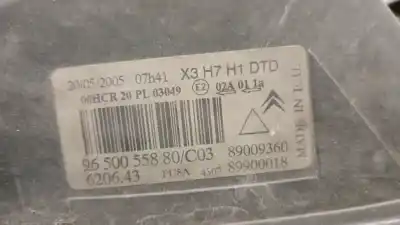 Автозапчасти б/у правая фара за citroen c5 berlina 2.0 hdi cat (rhr / dw10bted4) ссылки oem iam 9650055880 89009360 620643