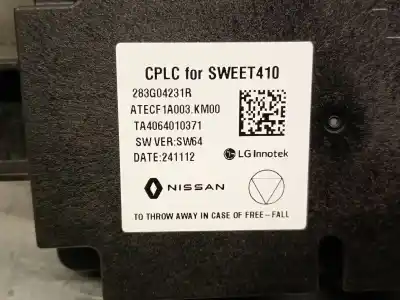 Second-hand car spare part electronic module for renault 5 e-tech electric p01 /rbe / a1bea1a50000 oem iam references 283g04231r  