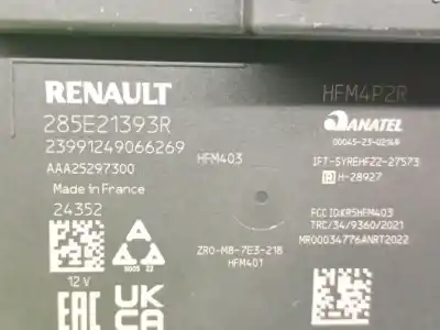 Second-hand car spare part electronic module for renault 5 e-tech electric p01 /rbe / a1bea1a50000 oem iam references 285e21393r  