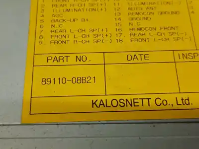 Автозапчасти б/у аудиосистема / радио cd за ssangyong rexton / rexton ii (gab_) 2.7 xdi 4x4 ссылки oem iam 8911008b21  