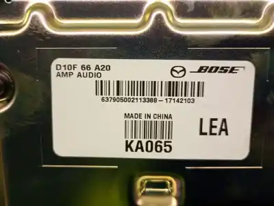 Автозапчасти б/у антенный усилитель за mazda cx-3 (dk) 2.0 skyactiv-g (dk5w, dk6w) ссылки oem iam d10f66a20  d10f66a20