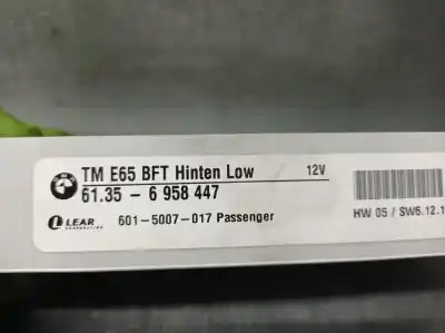 Автозапчасти б/у электронный модуль за bmw 7 (e65, e66, e67) 730 d ссылки oem iam 61356958447 6015007017 