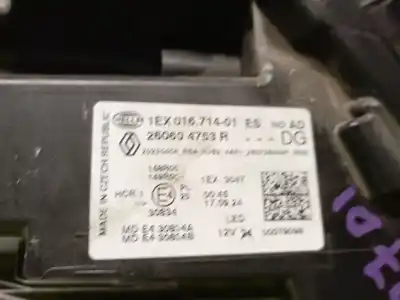 Автозапчастина б/у ліва фара для renault captur ii (hf_) tce 90 (hfm6) посилання на oem iam 260604753r  260607994r