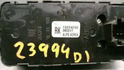 Peça sobressalente para automóvel em segunda mão botão / interruptor elevador vidro dianteiro esquerdo por opel vectra c (z02) 3.0 cdti (f69) referências oem iam 13224059 06020t alps 