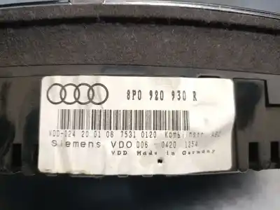 Автозапчасти б/у приборная доска за audi a3 (8p) 2.0 tdi ссылки oem iam 8p0920930r a2c53080296 siemens 8p0920930r