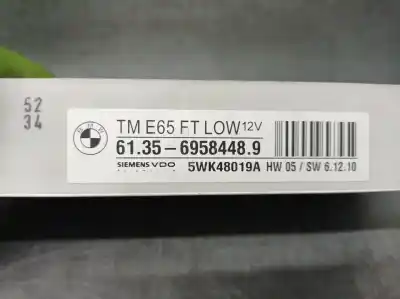 Автозапчасти б/у электронный модуль за bmw 7 (e65, e66, e67) 730 d ссылки oem iam 613569584489 5wk48019a 