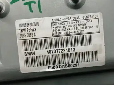 Second-hand car spare part rear left side airbag for bmw 7 (e65, e66, e67) 730 d oem iam references 407077221013 30350063a 