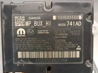 Pezzo di ricambio per auto di seconda mano centralina airbag per jeep compass (mp, m6, mv, m7) 1.4 multiair riferimenti oem iam 68356741ad  