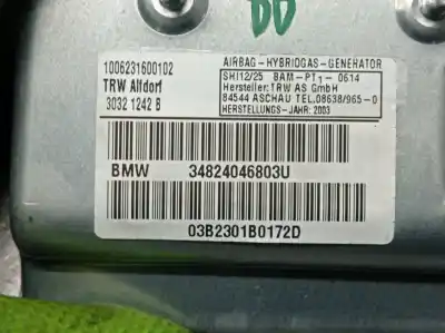 Автозапчастина б/у передня права бічна подушка безпеки для bmw 7 (e65, e66, e67) 730 d посилання на oem iam 34824046803u 30321242b 72127226163