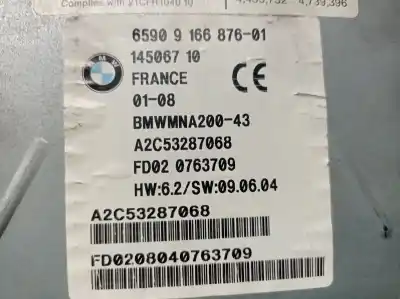 Tweedehands auto-onderdeel audiosysteem / radio-cd voor bmw 7 (e65, e66, e67) 730 d oem iam-referenties 65909166876 a2c53287068 