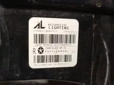 Tweedehands auto-onderdeel rechter achterlamp voor jeep compass (mp, m6, mv, m7) 1.4 multiair oem iam-referenties p55112682ac 012718a automotive 55112682ab