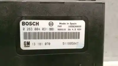 Pezzo di ricambio per auto di seconda mano modulo elettronico per opel vectra c (z02) 3.0 cdti (f69) riferimenti oem iam 13181070 0263004031 bosch 