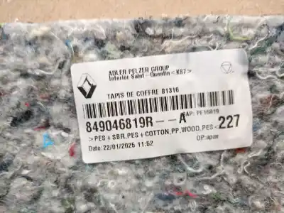 Second-hand car spare part parcel shelf for renault 5 e-tech electric p01 /rbe / a1bea1a50000 oem iam references 849046819r  6ak260