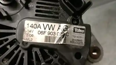 Second-hand car spare part alternator for audi a3 (8p) 2.0 tdi oem iam references 06f903023c 2542695e valeo 06f903023hx