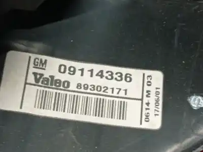 Автозапчастина б/у лівий ход ліхар для opel corsa c 1.2 16v cat (z 12 xe / lw4) посилання на oem iam 09114336 89302171 1222000