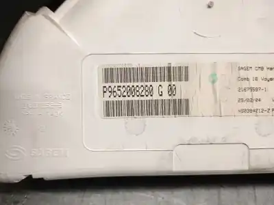 Peça sobressalente para automóvel em segunda mão quadrante por citroen c3 1.4 hdi exclusive referências oem iam p9652008280 216672523 sagem 6105ev