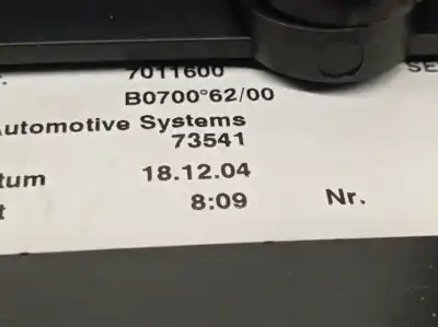 Pezzo di ricambio per auto di seconda mano console centrale per bmw 7 (e65, e66, e67) 730 d riferimenti oem iam 7011600 0183309 51168223315