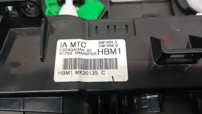 Peça sobressalente para automóvel em segunda mão comando de sofagem (chauffage / ar condicionado) por hyundai i10 1.0 cat referências oem iam 97250b9aa0pgb  97250b9aa0pgb